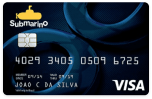 cartão de crédito submarino